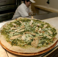 pizza al pesto